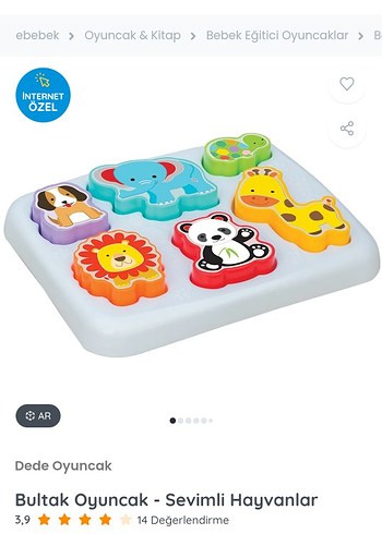 Orman Hayvanları Bebek Puzzle 28 Parça - Görsel 8