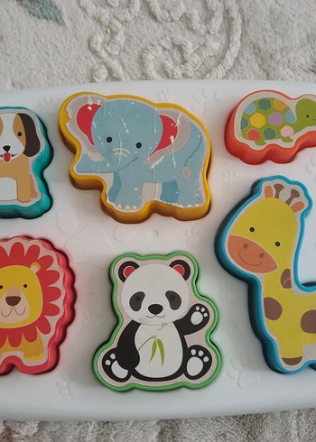 Orman Hayvanları Bebek Puzzle 28 Parça - Görsel 9