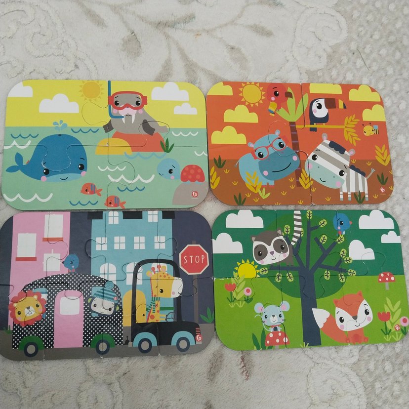 Orman Hayvanları Bebek Puzzle 28 Parça - Görsel 5