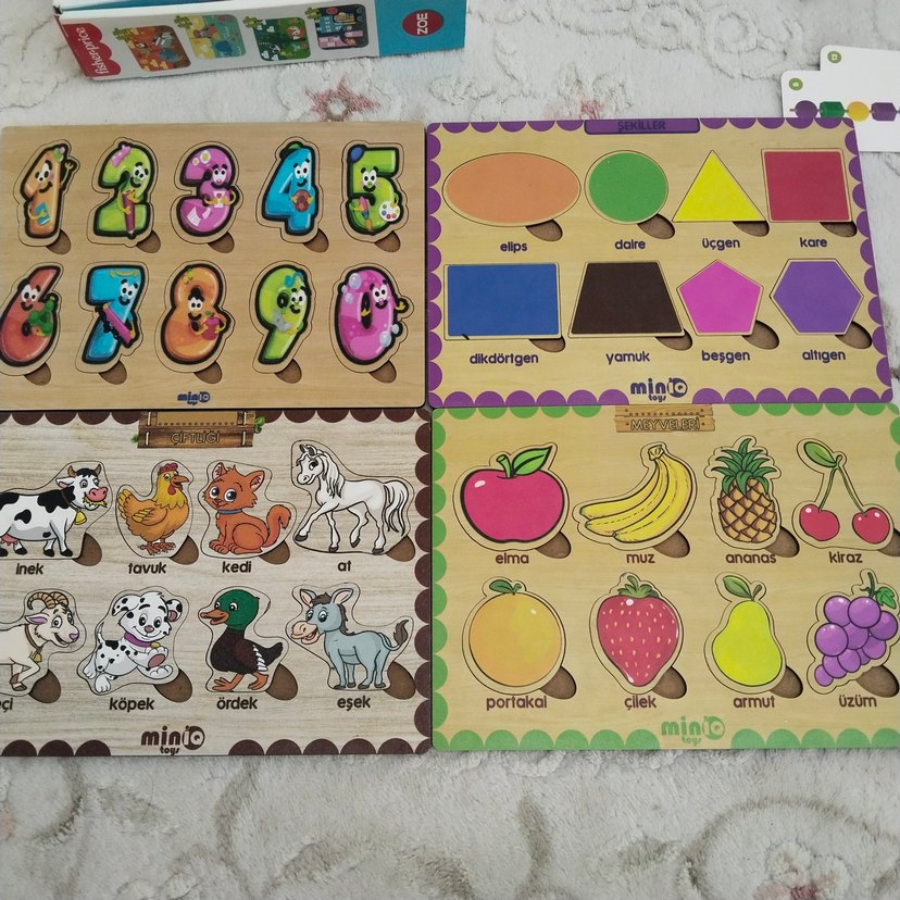 Orman Hayvanları Bebek Puzzle 28 Parça - Görsel 4