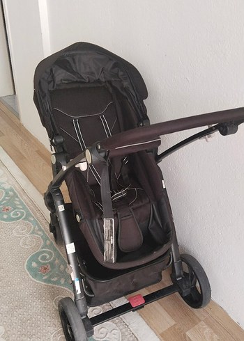 Siyah Cadillac Bebek Arabası-Puset - Görsel 5