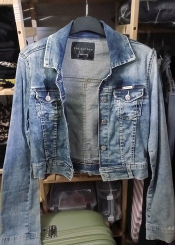 Stradivarius Lycra lı kot ceket