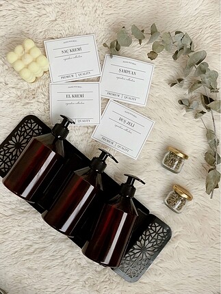 3lü 500 ml amber şişe