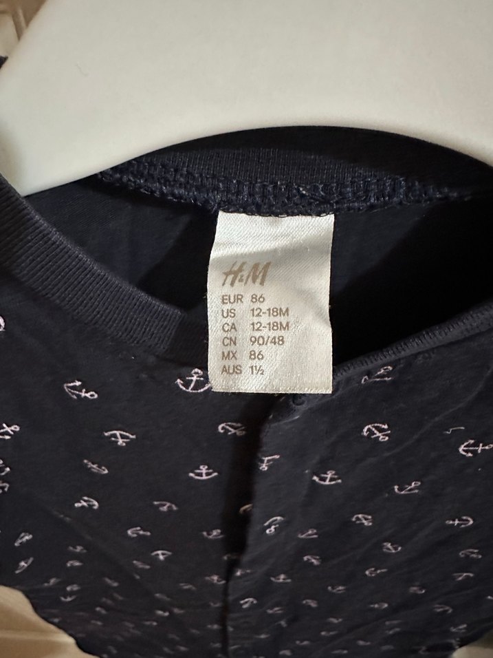 Düğmeli Lacivert Bebek Tulum - Görsel 2