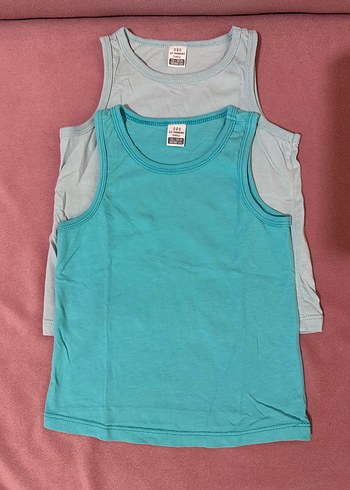 Çocuk Baskılı ve Düz Atlet Takımı - Görsel 2