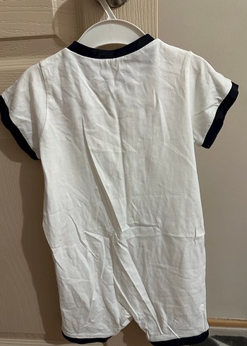 Düğmeli Kısa Kollu Erkek Bebek Tulum - Görsel 3