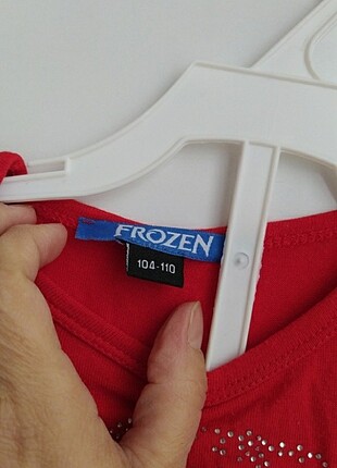 4 Yaş Beden kırmızı Renk Frozen elbise