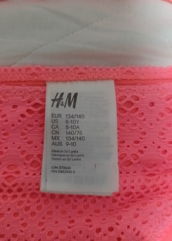 H&M Pembe Bohem Tarzı Kız Bikini Takımı