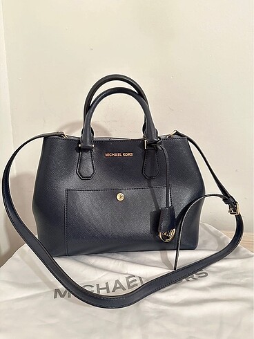 Michael Kors Greenwich Medium Lacivert Çanta