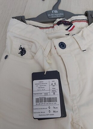 5 Yaş Beden Etiketli polo marka pantalon satılıktır.