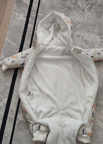 Kız Bebek Astronot Tulum Mont - Görsel 5