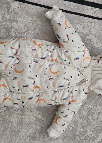 Kız Bebek Astronot Tulum Mont - Görsel 7