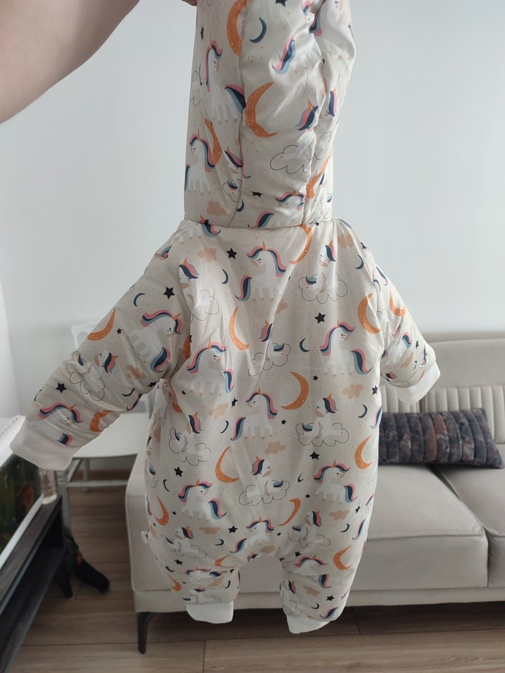 Kız Bebek Astronot Tulum Mont - Görsel 2