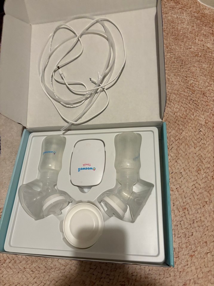 Weewell Elektrikli Çiftli Göğüs Pompası Beyaz - Görsel 5