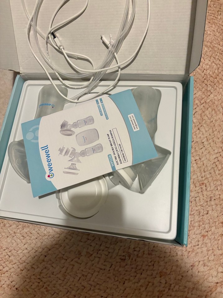 Weewell Elektrikli Çiftli Göğüs Pompası Beyaz - Görsel 3