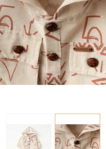 Kapüşonlu, Nakışlı Bebek Erkek Tulum - Görsel 2