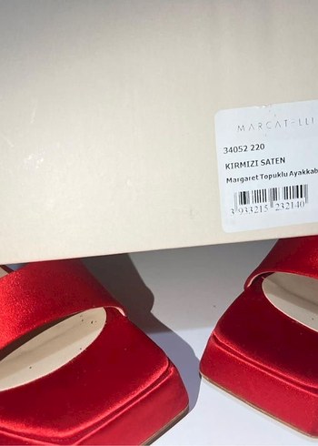 Parlak Kırmızı Platform Topuklu Kadın Ayakkabı Marcatelli - Görsel 2