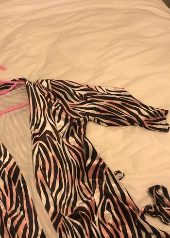 Obje kadife pijama takımı ve sabahlık - Görsel 3