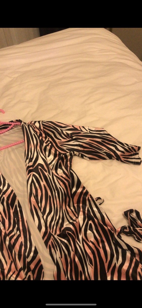 Obje kadife pijama takımı ve sabahlık - Görsel 3