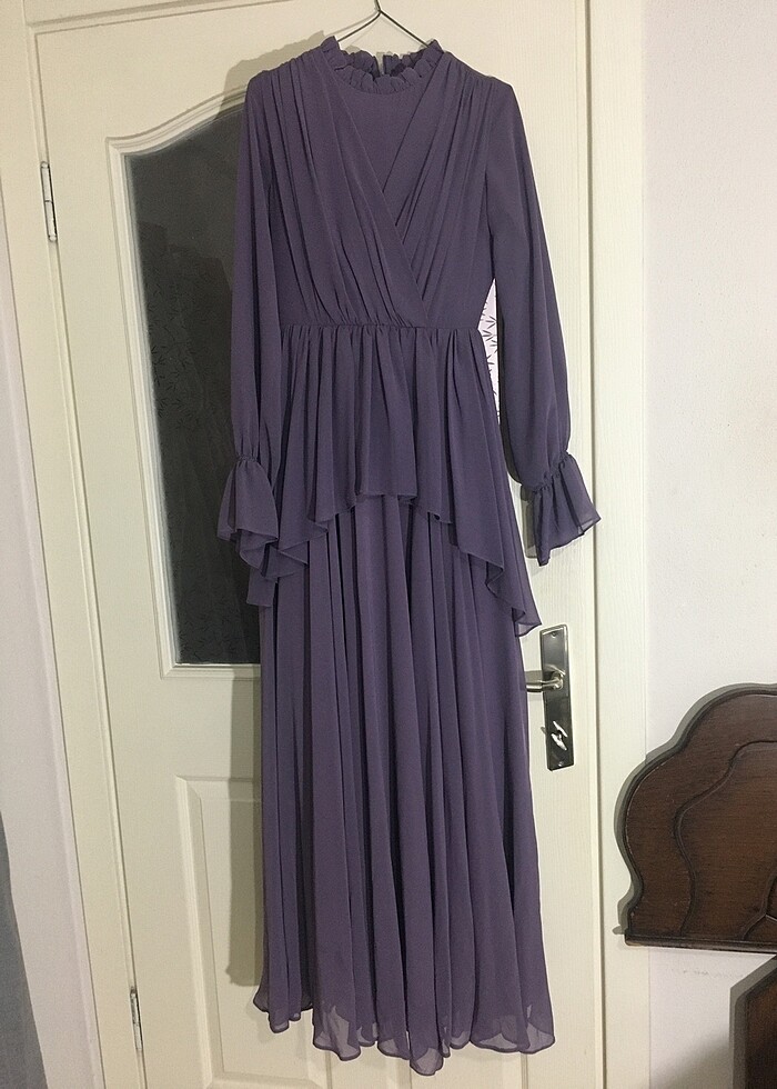 Mor elbise - Görsel 2