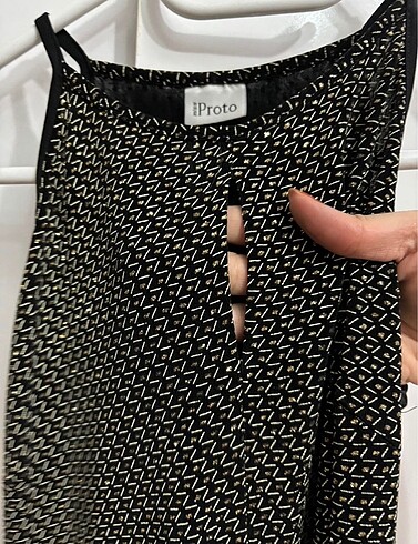 Simli Üst- Şifon Pantolon Takım - Görsel 4