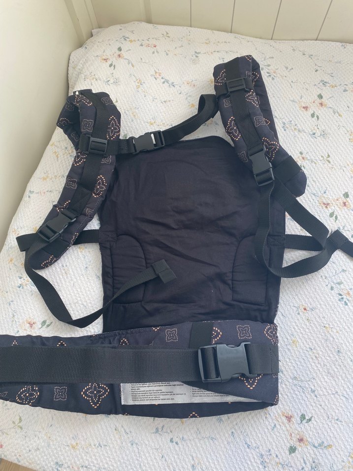 Siyah Desenli Bebek Taşıyıcı - Görsel 3
