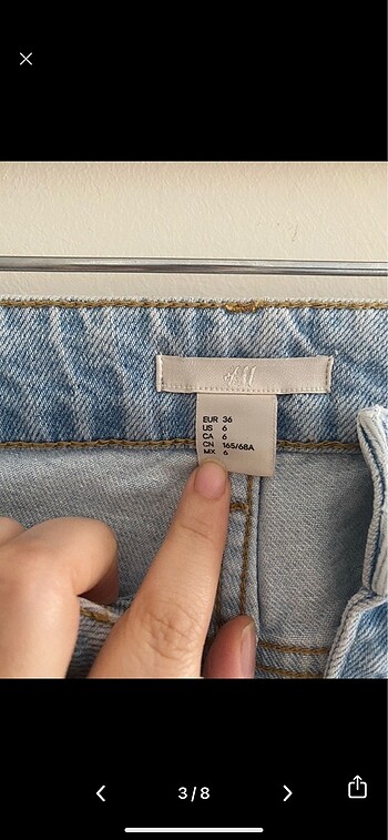 36 Beden Hm kot jean