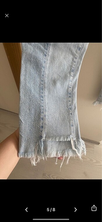 36 Beden mavi Renk Hm kot jean