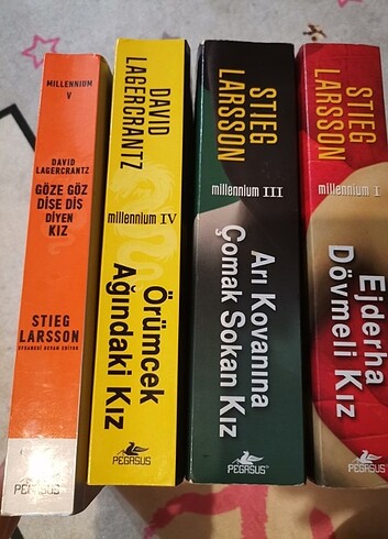 Millennium serisi 4 kitap 