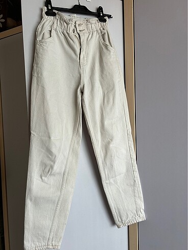 Diğer beli lastikli mom jean