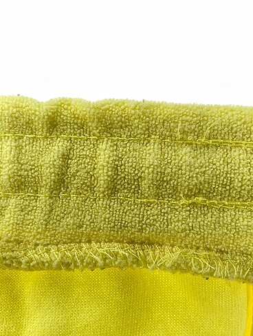 universal Beden sarı Renk Vintage Love Mini Şort %70 İndirimli.