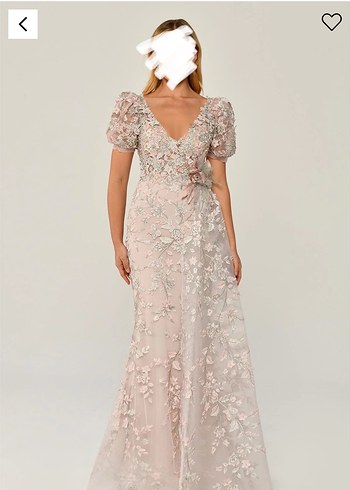 Hanzade Altaylı Karpuz Kol Güpürlü Elbise - Görsel 8