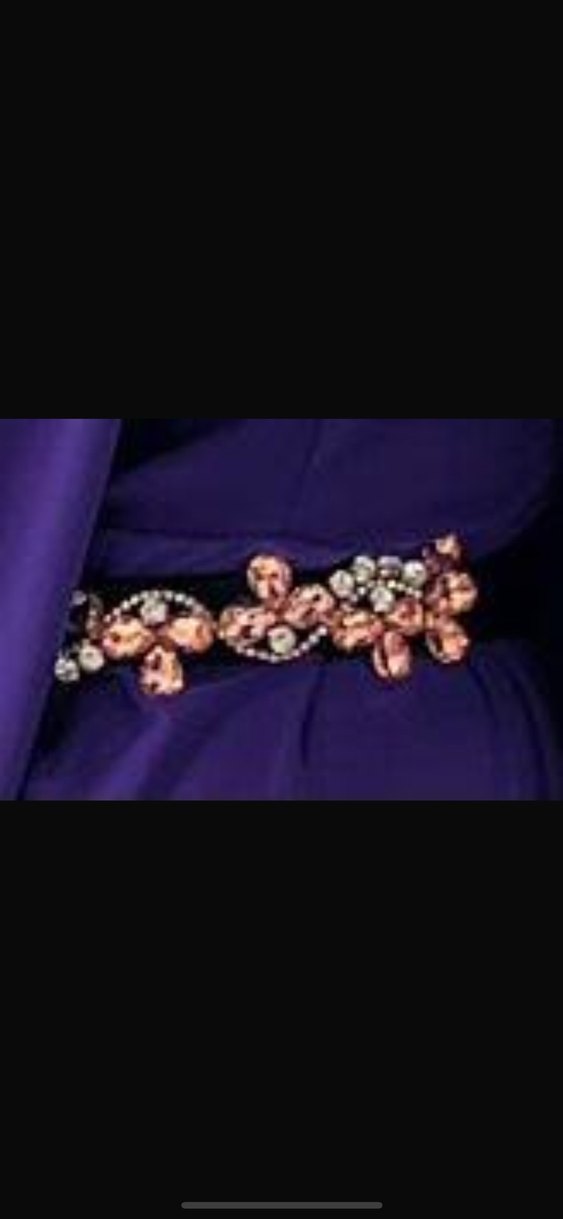 Hilal Oğuzkan Mor Drapeli Uzun Abiye Elbise - Görsel 5