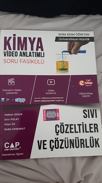 Kimya çap sıvı çözeltiler ve çözünürlük