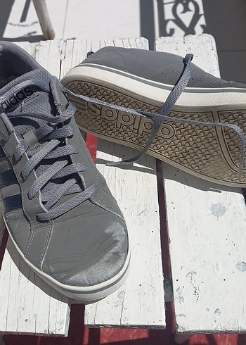 Gri Adidas Erkek Spor Ayakkabı - Görsel 4