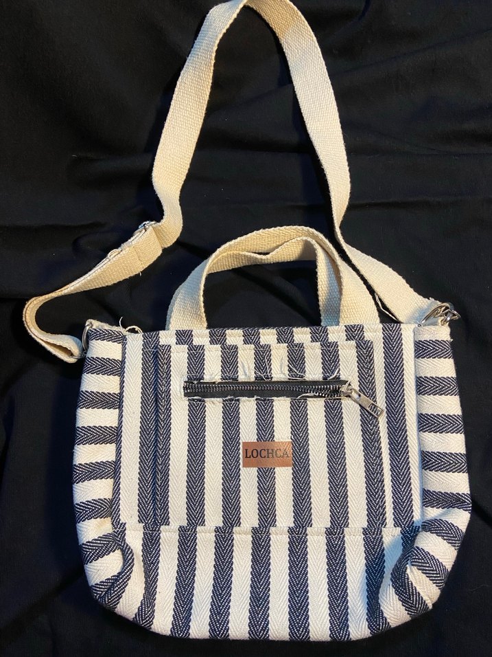 Gri Beyaz Zebra Desenli Kadın Çanta - Görsel 2