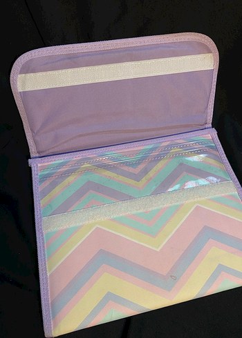 Renkli Pastel Desenli Fermuarlı dosya - Görsel 2