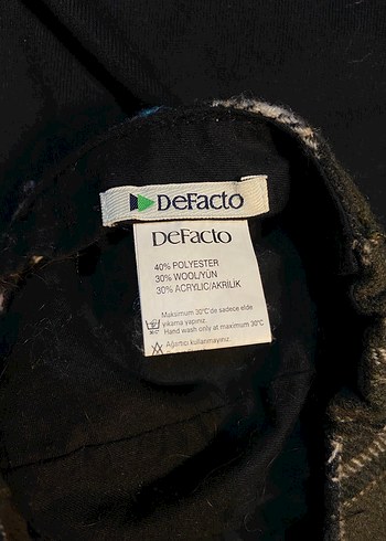 Kahverengi Ekose Kadın Yün Şapka - Görsel 3