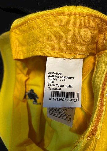 USPA Sarı Parlak Kadın Şapka - Görsel 3