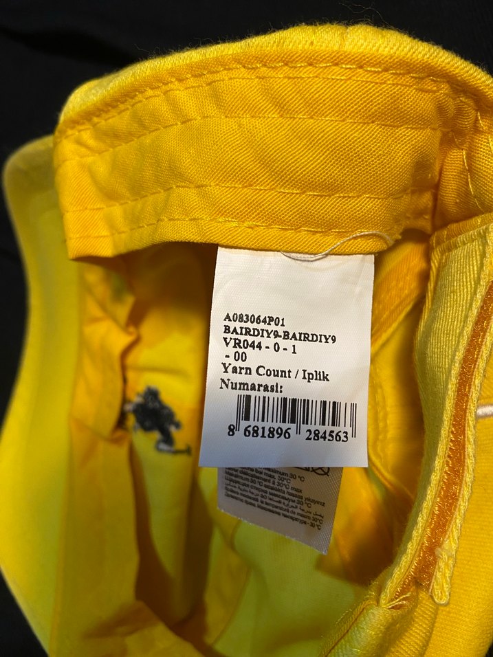 USPA Sarı Parlak Kadın Şapka - Görsel 3