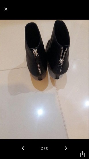 36 Beden siyah Renk Zara bot