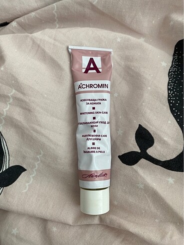Achromin ve güneş kremi
