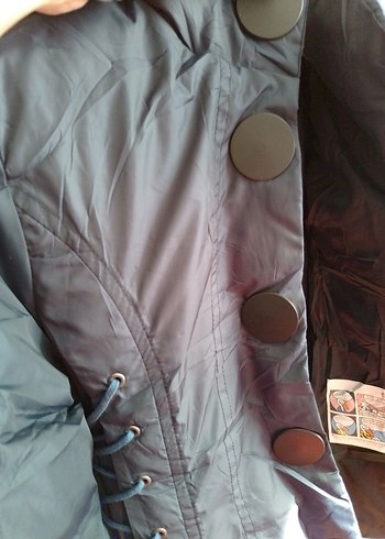 Kuş tüyü dolgulu mont - Görsel 6