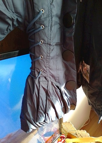 Kuş tüyü dolgulu mont - Görsel 7