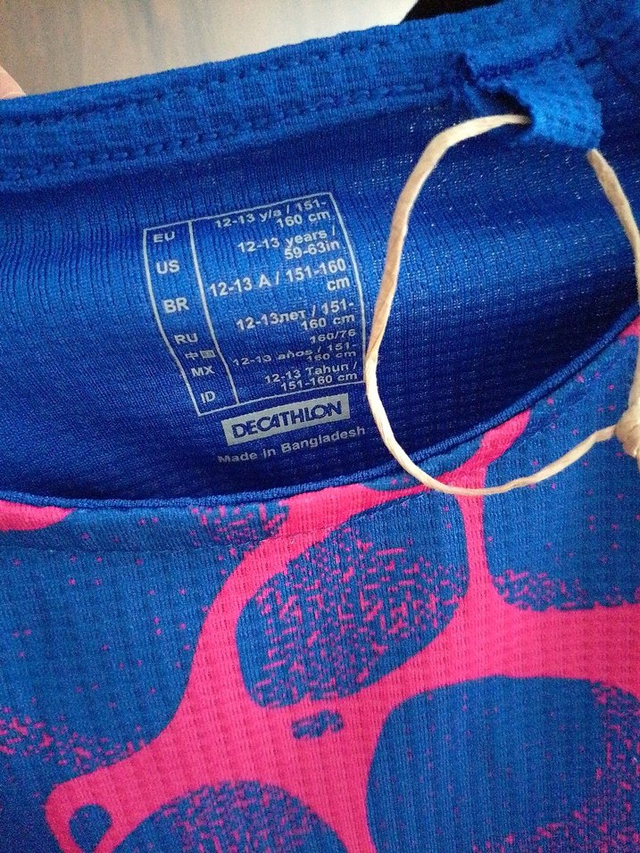 Kız Çocuk Renkl spor tişört - Görsel 2