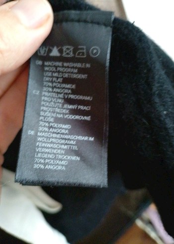 Kuşaklı Gri Kadın yünlü hırka - Görsel 5