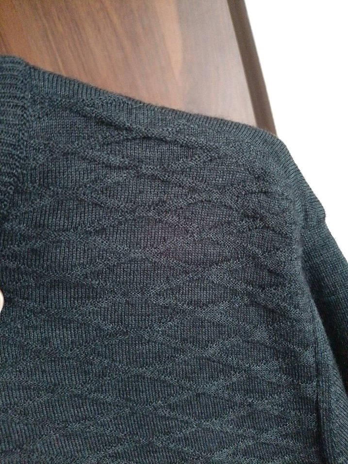 Gri Erkek yünlü kazak - Görsel 4