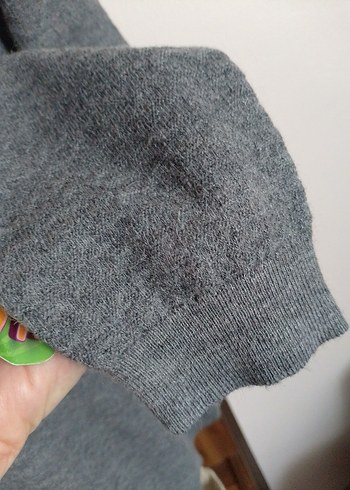 Gri erkek yünlü kazak - Görsel 3