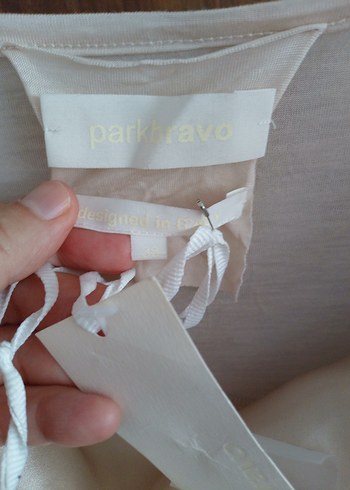 Park Bravo Bej önü ipek arkası tensel kumaş
