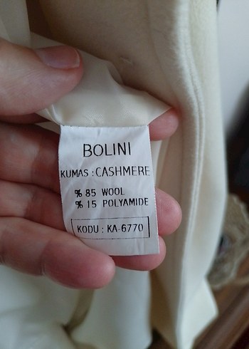 Yünlü kısa manto - Görsel 4